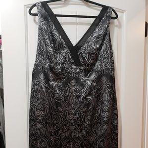 Black and silver dress
